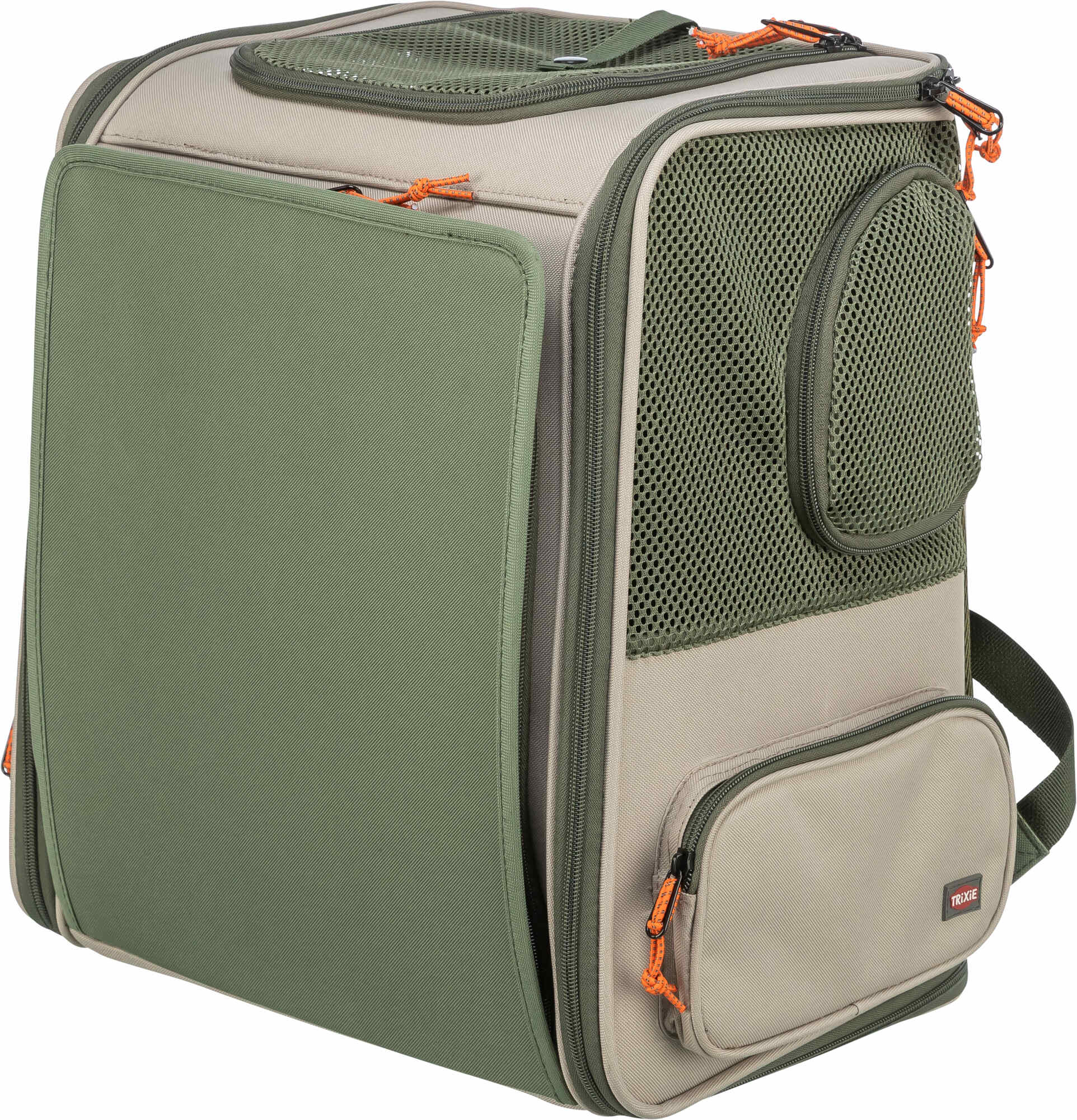Sac à dos Rocco pour chat et chien avec espace rabattable de la marque Trixie
